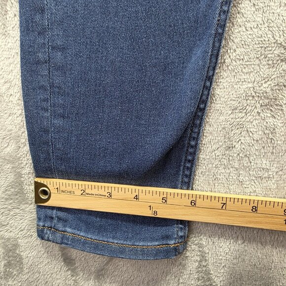 Vigoss Jeans Womens 28 Blue Thompson Tomboy Skinny Mid Rise Zip Fly Denim Faded - Picture 9 of 9